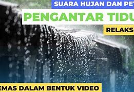 Download Suara Hujan Dan Petir Pengantar Tidur